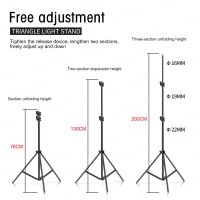 ПРОМО Комплект фотографско осветление с 3 броя 2x2м фон за снимки - бял, черен, зелен., снимка 9 - Светкавици, студийно осветление - 41663561