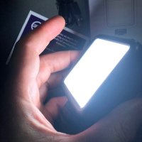Led видео светлина, регулируема гама и яркост, снимка 6 - Чанти, стативи, аксесоари - 41098028