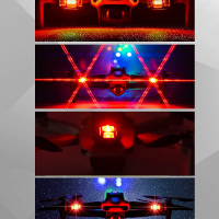 Ново Осветление против сблъсък за нощно летене за дрон Универсално, снимка 6 - Друга електроника - 36355754