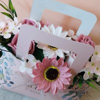 Страхотна чанта със сапунени цветя, снимка 8 - Подаръци за жени - 40305190