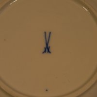порцеланова чиния Meissen , снимка 6 - Чинии - 44252042