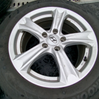 Джанти 17" за Hundai с гуми 225/65/17 Hankook, снимка 3 - Гуми и джанти - 36291065