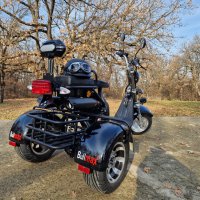 Електрическа триколка HARLEY BLACKSTAR 3000 + каска + симулатор, снимка 5 - Мотоциклети и мототехника - 44190347