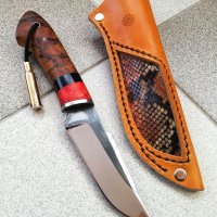 Ръчно изработен ловен нож от марка KD handmade knives ловни ножове, снимка 1 - Ловно оръжие - 39892104