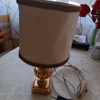 Стара медна нощна лампа, снимка 3 - Антикварни и старинни предмети - 40445796