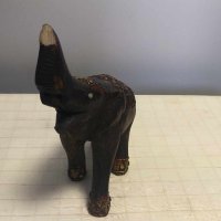 Сувенир дървен слон 13х13, снимка 2 - Антикварни и старинни предмети - 42353949