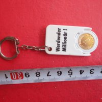Страхотен ключодържател с позлатена монета , снимка 1 - Арт сувенири - 41644112