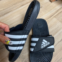 Оригинални чехли ADIDAS ADISSAGE SLIDES! 37 н, снимка 4 - Чехли - 44603826