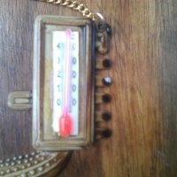 Стар български сувенир гондола със снимка от плажа и термометър, снимка 2 - Други ценни предмети - 38782692