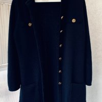 Висша мода, жилетка-палто YVES SAINT LAURENT vintage , снимка 4 - Жилетки - 44337984