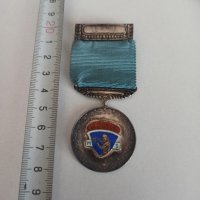 норвежки сребърен медал с емайл , снимка 5 - Антикварни и старинни предмети - 42142587