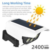 Соларна лампа - имитираща камера за видеонаблюдение, снимка 4 - Соларни лампи - 42256646