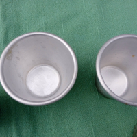 Стари алуминиеви купи за крем карамел, снимка 2 - Съдове за готвене - 36132529