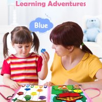 Образователна сензорна играчка - розова чанта за деца 1-3 години, снимка 4 - Образователни игри - 42475628