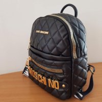 Черна раница  Love Moschino код SG 424, снимка 4 - Раници - 33341374