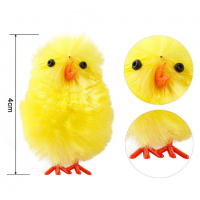 2831 Декоративно мини пиленце с крачета, 4 см, снимка 8 - Декорация за дома - 36507244