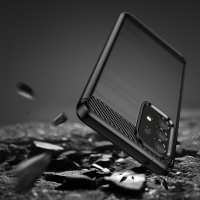 Промо! Samsung Galaxy A53 5G карбон силиконов гръб / кейс, снимка 1 - Калъфи, кейсове - 36521208