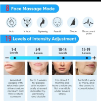 EMS Електрически масаж на лице ,Вибратор за лице за отслабване, Инструмент за красота , снимка 2 - Козметика за лице - 44551331