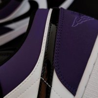 Nike Air Jordan 1 Low Court Purple Лилави Обувки Маратонки Кецове Размер 42 Номер 26.5см , снимка 4 - Маратонки - 40792735