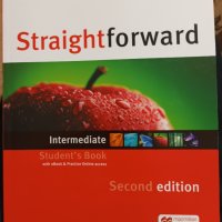 Straightforward Intermediate - учебник, учебна тетрадка и CD, снимка 1 - Учебници, учебни тетрадки - 41424797