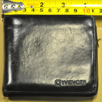 "WENGER" Men's Genuine High Quality Black Leather Wallet , снимка 3 - Портфейли, портмонета - 44774705