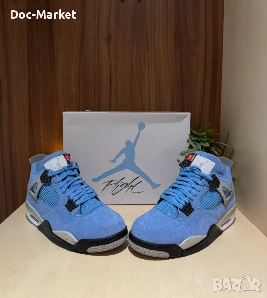 Nike Jordan 4 University Blue, снимка 1