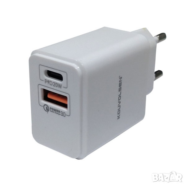 Aдаптер за зарядно с два порта , снимка 1