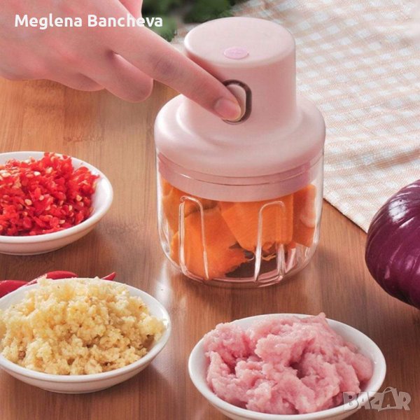 Мини Чопър за чесън и подправки , снимка 1