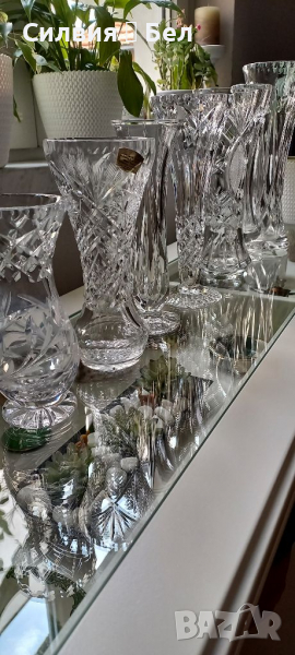 Ретро кристални вази🌹 различни цени, снимка 1