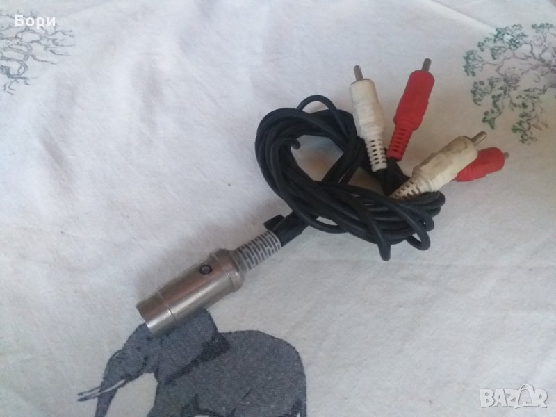 Немски кабел петица към 4 чинч RCA, снимка 1