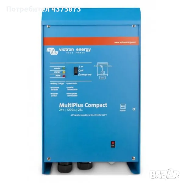 Инвертор Victron MultiPlus C 24V 1200Va със зарядно устройство, снимка 1