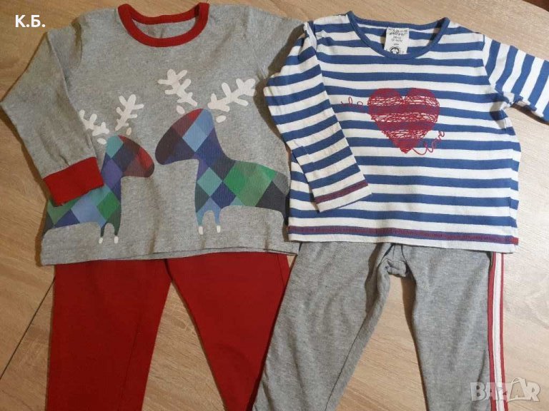 Памучни комплекти р-р 86/92, снимка 1