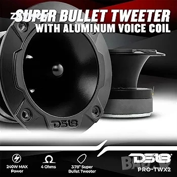 DS18 PRO-TWX2 - 3,78-инчов Super Bullet високочестотен говорител, снимка 1