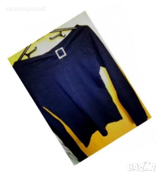 Дамска нова стилна блуза по тялото-ХС,С,М,Л💖👠💖, снимка 1