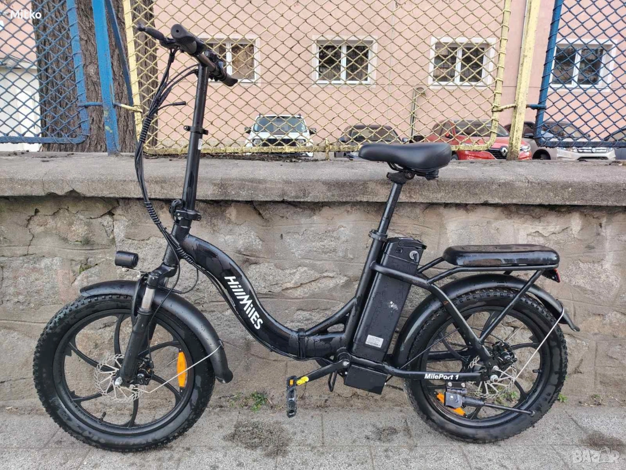 20 цола електрически алуминиев велосипед с 7 скорости усилени ляти капли, снимка 1