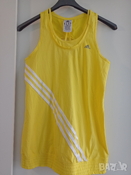 Adidas жълт потник S, снимка 1