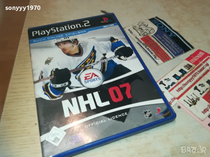 SONY PS2 GAME NHL07 2610241934, снимка 1