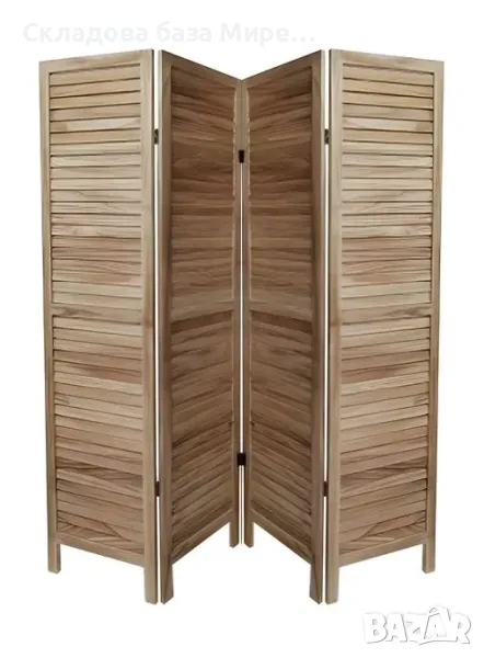 Интериорен Параван регулируем от 2 до 10 Крила, снимка 1