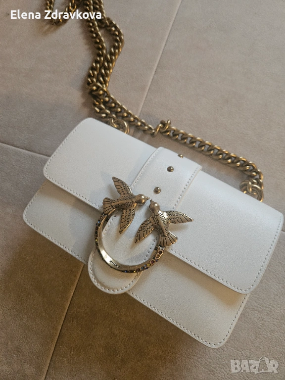 Бяла дамска чанта – елегантен модел, снимка 1
