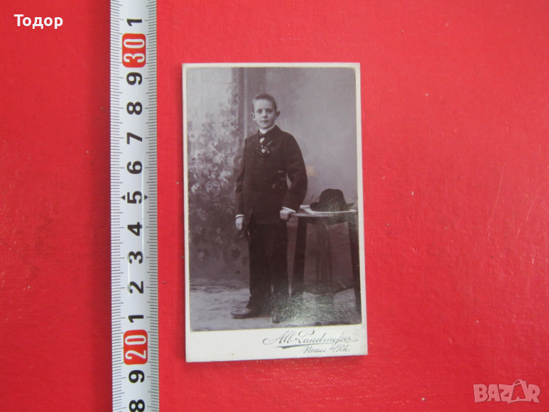 Стара снимка на дебел картон 3, снимка 1