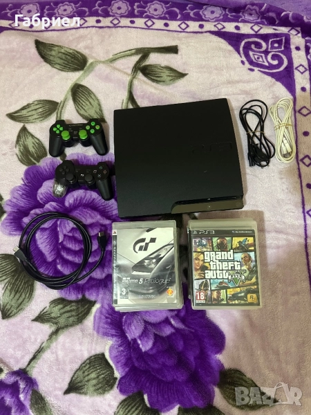 PlayStation 3 Slim + 14 игри и аксесоари, снимка 1