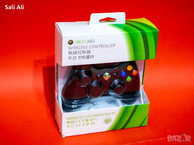 Безжичен контролер Xbox 360 за Windows с USB Приемник – Оригинален, снимка 1
