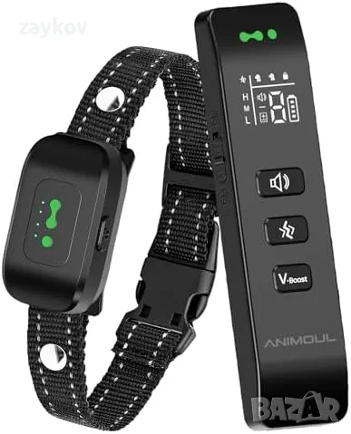 Електрически нашийник за обучение на кучета, 1000 метра дистанционно управление, снимка 1