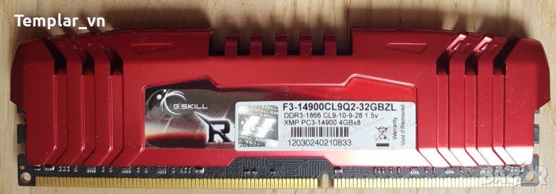 GSKILL OCZ  KINGSTON CORSAIR 4 gb DDR3-1600 //CORSAIR 4x1 DDR2/3 идр., снимка 1