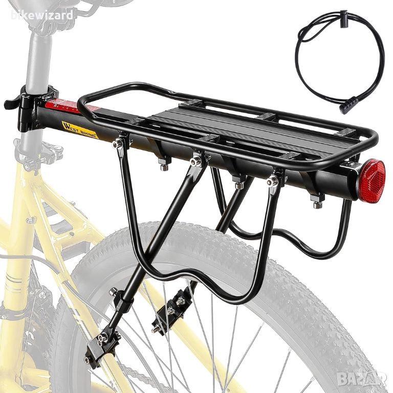 Алуминиев багажник за велосипед захват за колчето на седалката НОВ , снимка 1