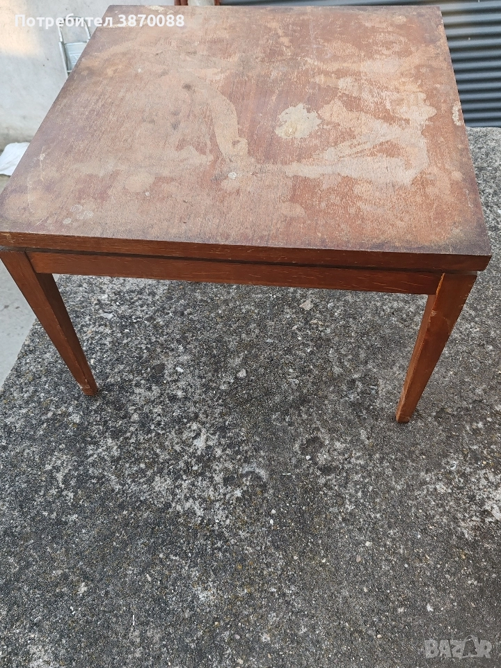 Дървена масичка, снимка 1