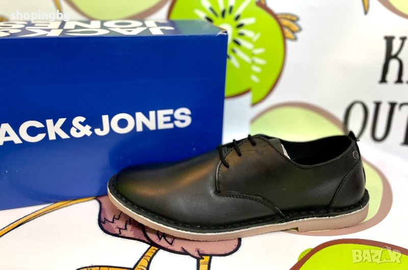 Мъжки обувки Jack & Jones естествена кожа, снимка 1