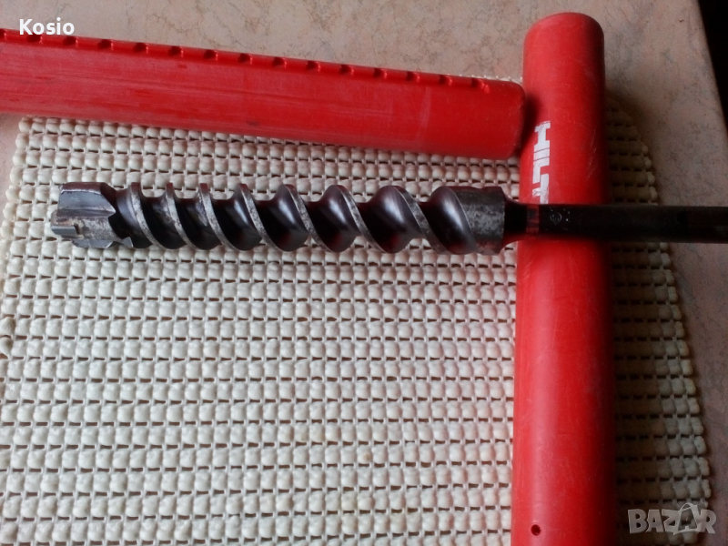 свредло-бургия за бетон Hilti sds max +2бр.шила+1бр.бургия, снимка 1