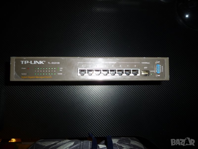 Гигабитов суич TP Link TL-SG3109 интернет мрежи комуникации, снимка 1