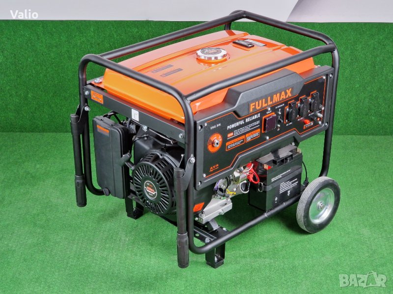 Генератор за ток 6.5kw монофазен с ел. стартер и акумулатор, снимка 1